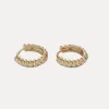 Croissant Cartilage Huggies in 14K Gold-Filled