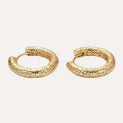 Dotted Huggies in 24K Gold-Filled