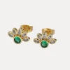 Five Petal Marquise Studs in 24K Gold-Filled