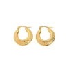 18K Chunky Croissant Earrings