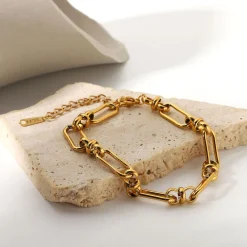 18K Clip Chain Bracelet