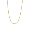 18K Dainty Oval Bead Chain