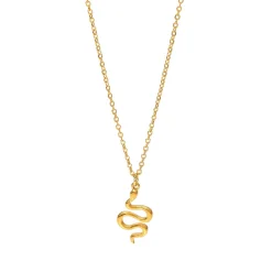 18K Dainty Snake Necklace
