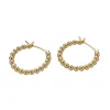 16K Gold Filled Beaded Small Hoops