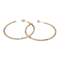 16K Gold Filled Rhombus Hoops