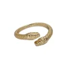 16K Gold Filled Textured Snake Ring