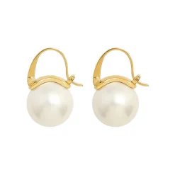18K Hawaiian Pearl Drop Earrings