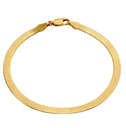 18K Herringbone Bracelet