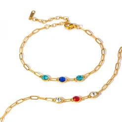 18K Hues of Blues Bracelet