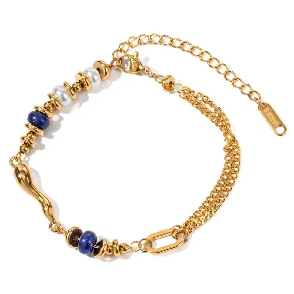 18K Lapis Bracelet