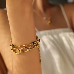 18K Lapis Bracelet