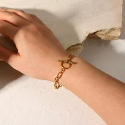 18K Link Chain Bracelet
