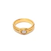 18K Pearl Band Ring