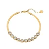 18K Round Bezel Bracelet