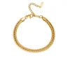 18K Wheat Braided Bracelet
