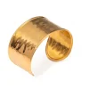 18K Wide Cuff Bangle