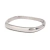 Silver Square Round Bangle