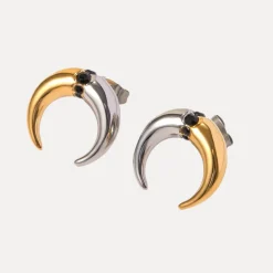 Splicing Moon Studs