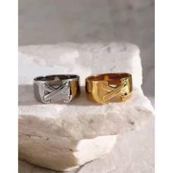 Tie Wide Band Ring