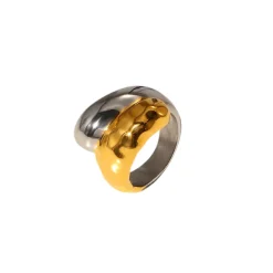 Two Tone Statement Ring