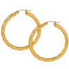 Vintage Round Hoops in 18K Gold-Filled